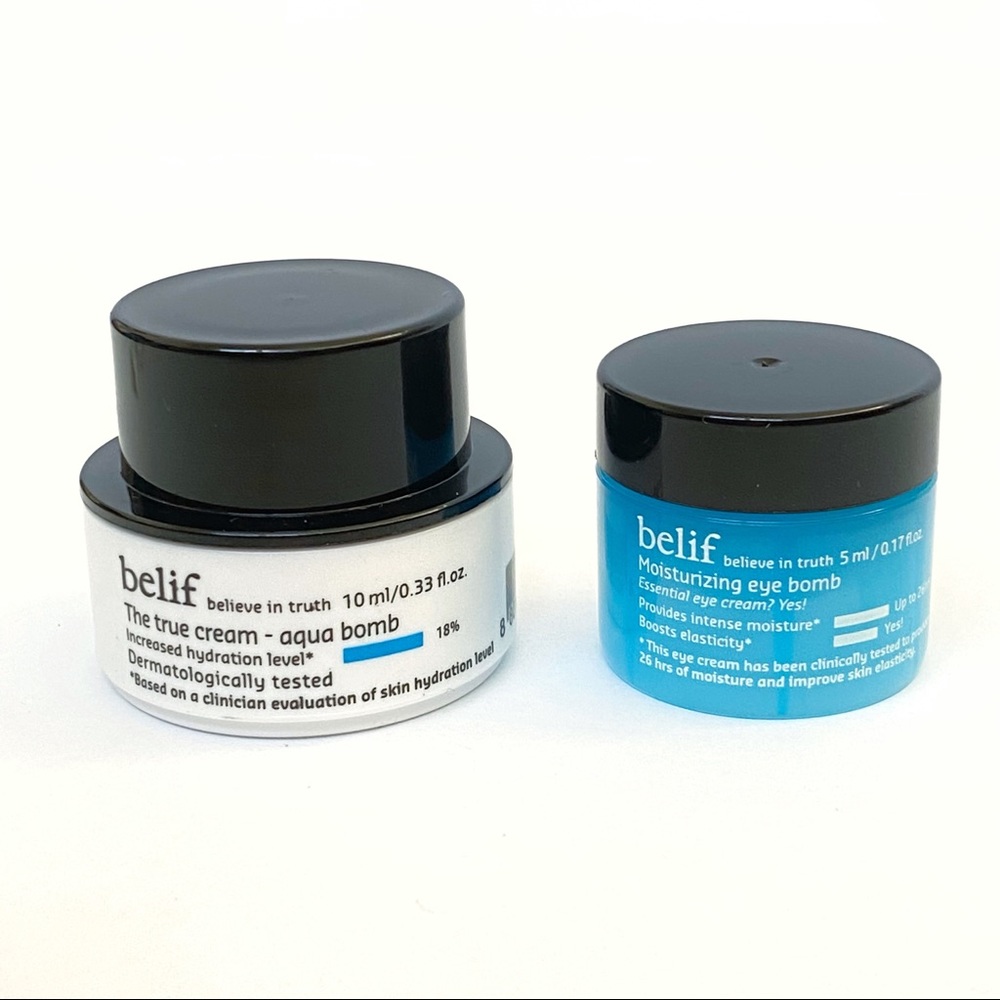 BELIF The true cream Aqua bomb water moisturizer lotion moisturizing eye bomb
